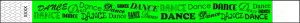 Dance Green Tyvek Wristbands