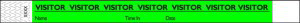 Visitor Tyvek Wristbands