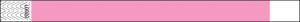 Neon Pink Custom Tyvek Wristbands