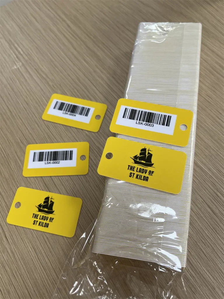 Custom Plastic Key Tags | myZone Printing